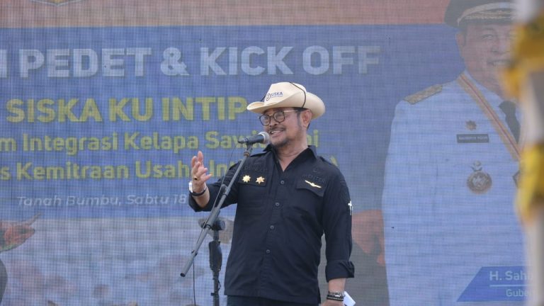 Mentan SYL Launching Integrasi Sapi