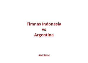 Ilustrasi Timnas Indonesia vs Argentina