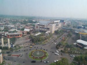 KCP dan Festive Walk Galuh Mas, dua mal di Karawang, Jawa Barat.