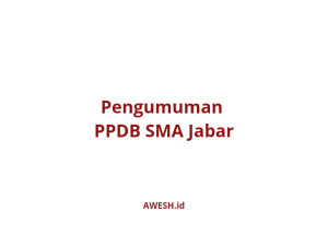 Ilustrasi PPDB SMA Jabar