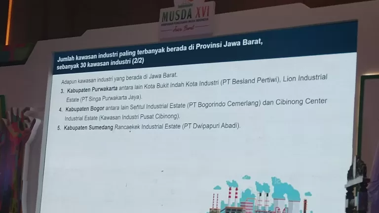 Realisasi Investasi di Purwakarta Selama 2023 Capai Rp 14,8 Triliun