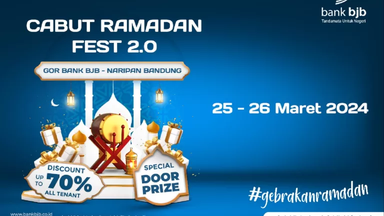 bank bjb Tebar Promo Menarik di Bazar CABUT Ramadan Fest 2.0