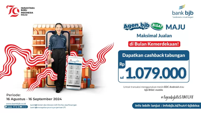 Sambut HUT RI, bank bjb Luncurkan Program Program Agen bjb BiSA! MAJU