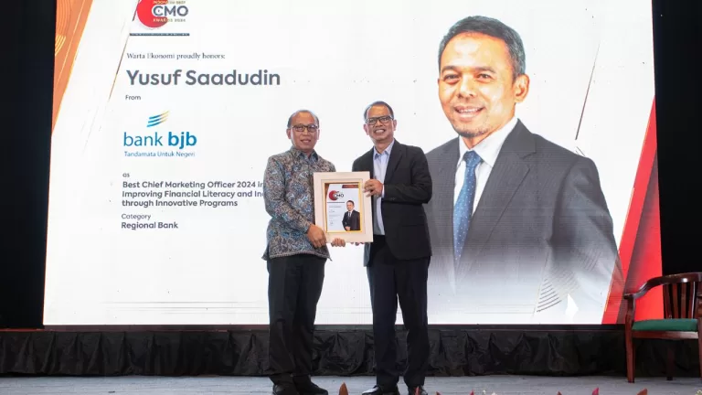 bank bjb Raih Indonesia Best CMO Award 2024 dari Warta Ekonomi