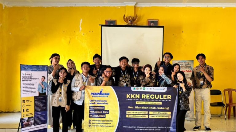 Mahasiswa KKN UBP Gelar Workshop Digitalisasi UMKM di Desa Rawameneng