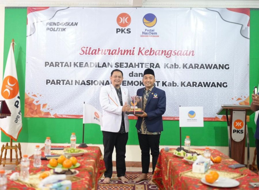 Silaturahmi DPD Partai Nasdem Karawang dan DPD PKS Karawang, Jumat (19/9/2025
