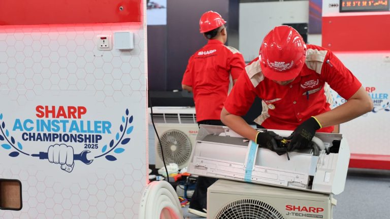 Sharp Rayakan 55 Tahun lewat AC Installer Championship 2025