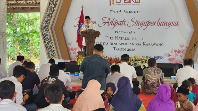 Awali Dies Natalis, Unsika Ziarah ke Makam Adipati Singaperbangsa