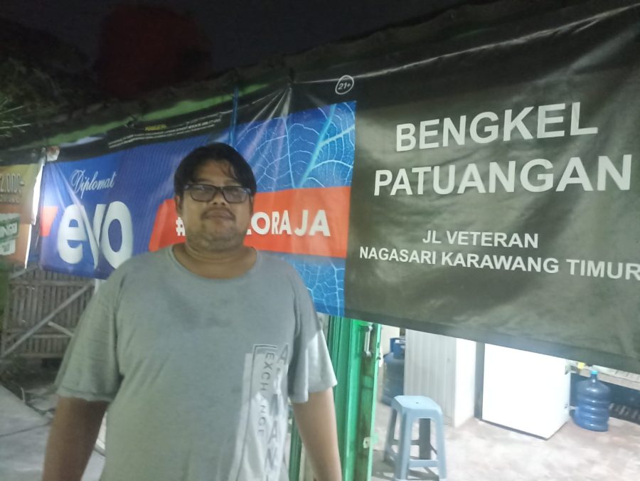 Acep Sutarya, owner Bengkel Patuangan.