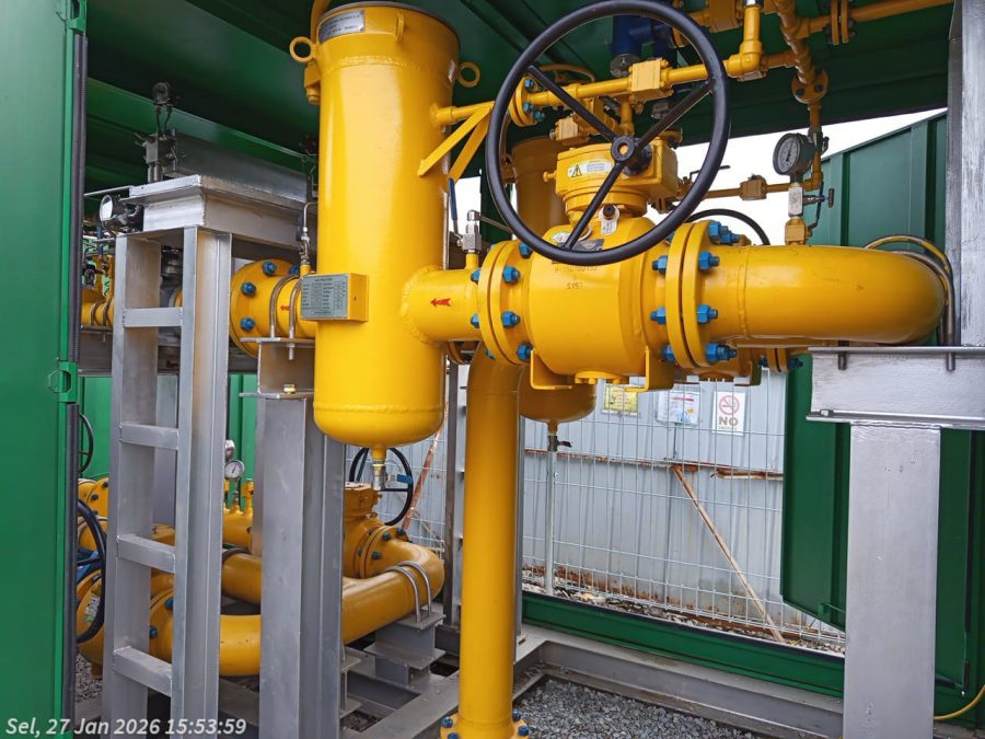 Jaringan pipa PGN. Foto Dokumentasi PGN.