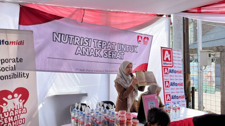 Alfamidi Bekasi Ajak Orang Tua di Kabupaten Bandung Penuhi Nutrisi Sehat Balita