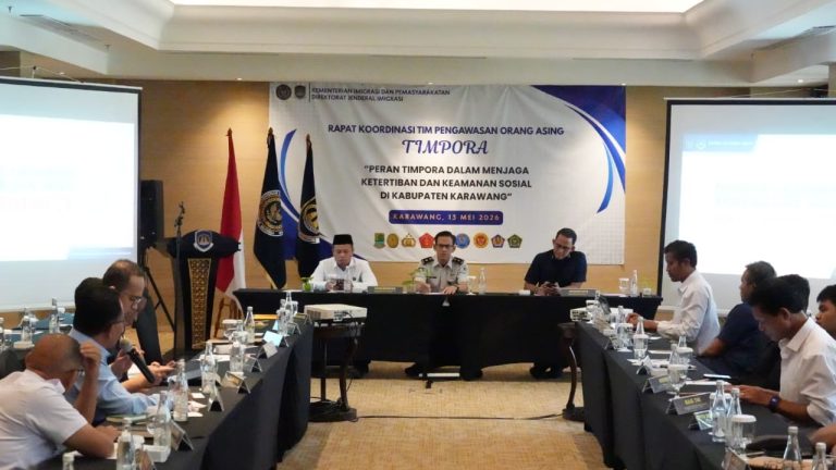 TIMPORA Karawang Perketat Pengawasan Orang Asing, Camat Cikampek dapat Apresiasi