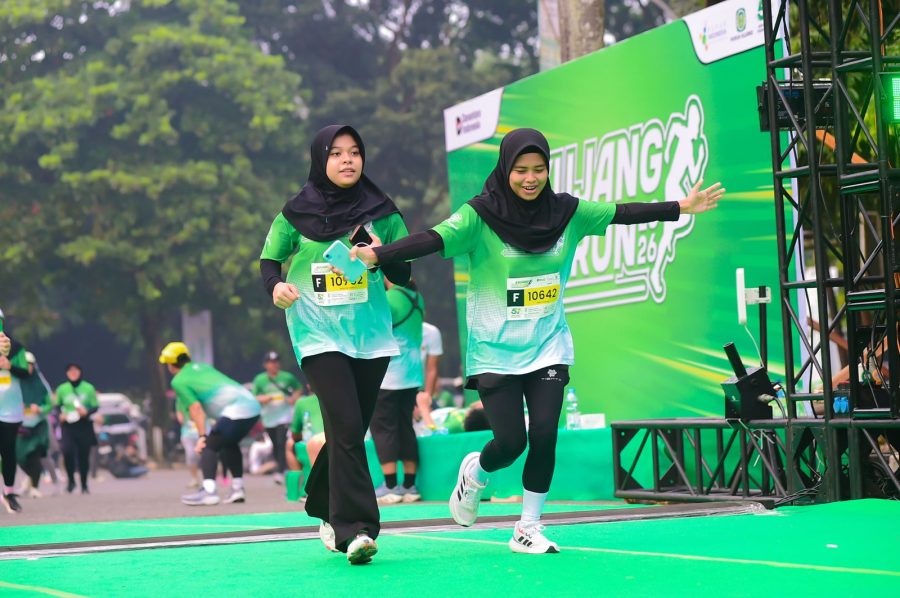 Peserta antusias mengikuti Kujang Run, Minggu (21/6/2026).