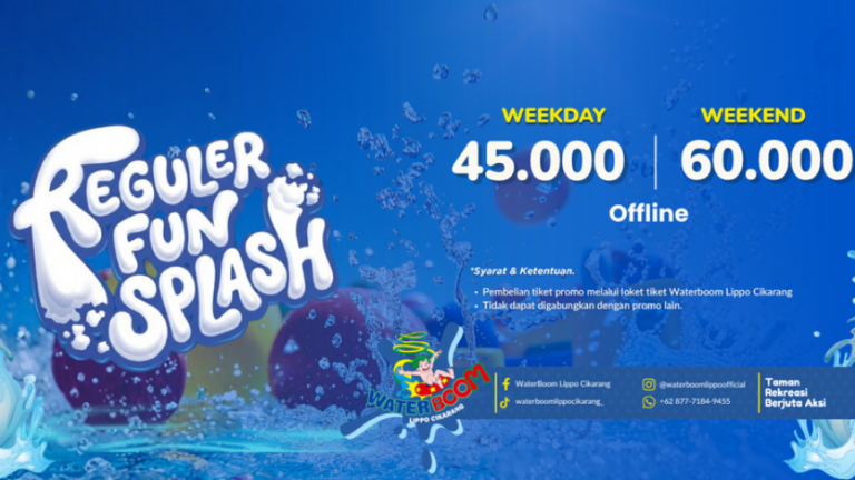 Mengisi Liburan, Regular Fun Splash Hadir di Waterboom Lippo Cikarang
