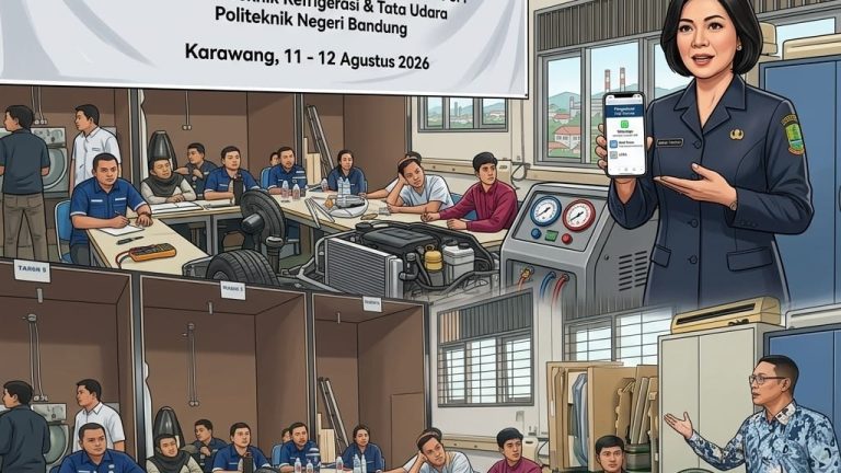 Cetak Tenaga Kerja Unggul, Disnakertrans Karawang Gelar Pelatihan Servis AC Mobil Gratis